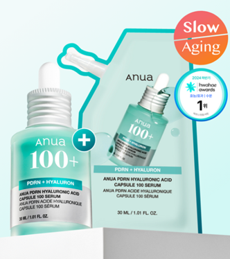 ANUA PDRN Hydrating Glow Serum (30ml+30ml=🎁Special Gift Set)_Korean Skincare