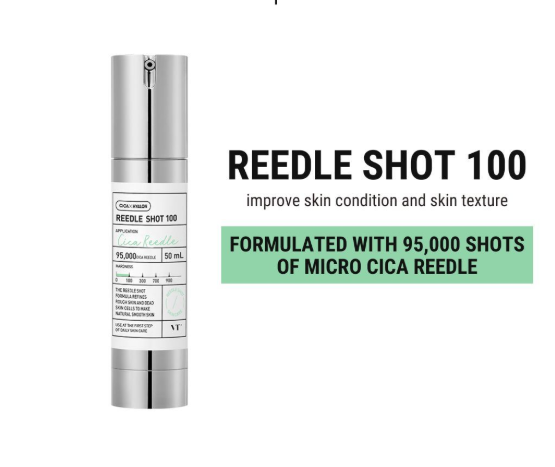 VT Reedle Shot 100 Micro-Needle Revitalizing Serum โ (50ml +๐ Special Gift Set)_Korean Skincare