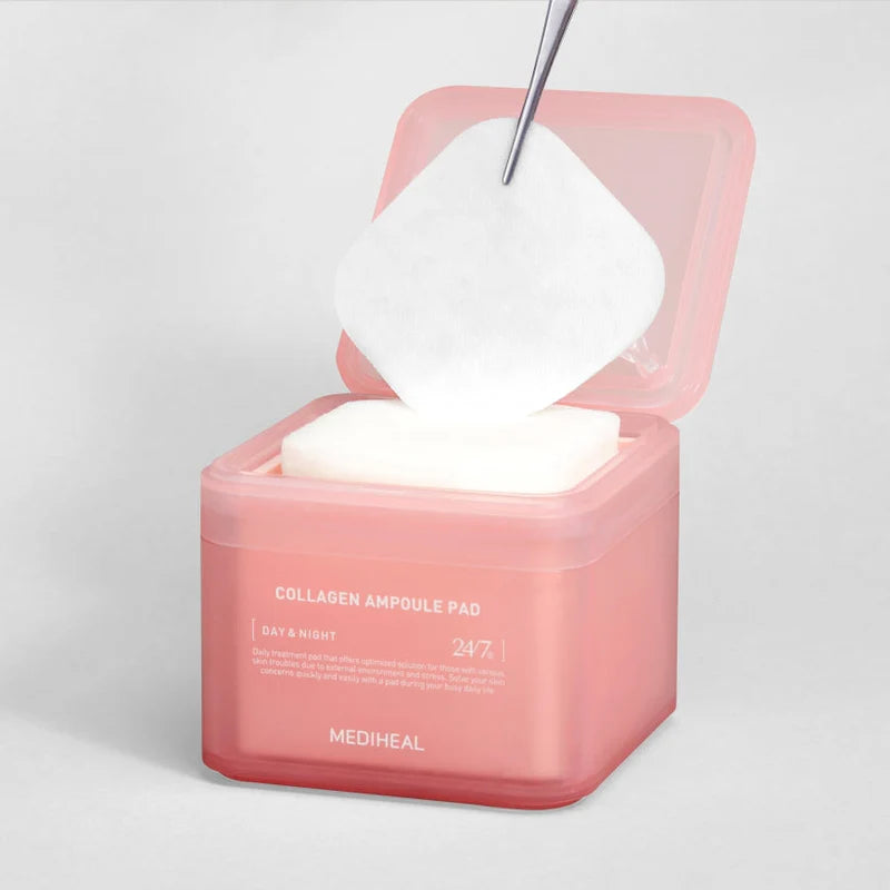 MEDIHEAL Collagen Ampoule Pad – 100 Dischetti