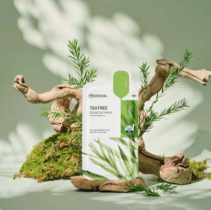 Mediheal Teatree Essential Mask(10 Sheets) - Korea’s No.1 Sheet Mask Brand